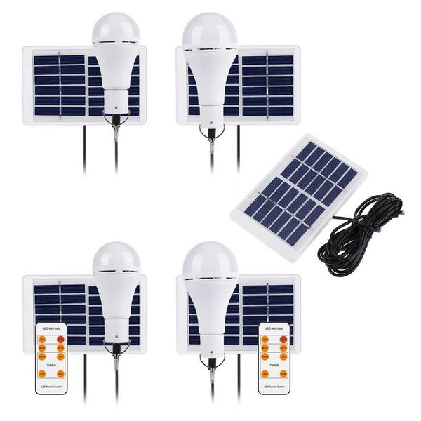 200LM Portable Solar Powered LED Bulb Solar Powered Light Hanging Lamp for Camp Tent Fishing Hiking Lighting Decor Y240820