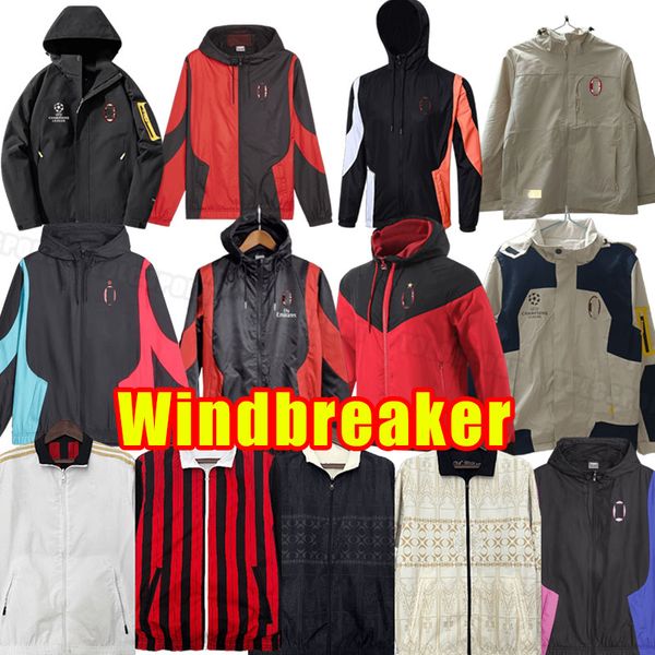 AC Windbreaker 24 25 soccer tracksuits R. LEAO IBRAHIMOVIC 2024 2025 GIROUD TOMORI TONALI BENNACER REBIC Origi Camiseta de futbol De Ketelae