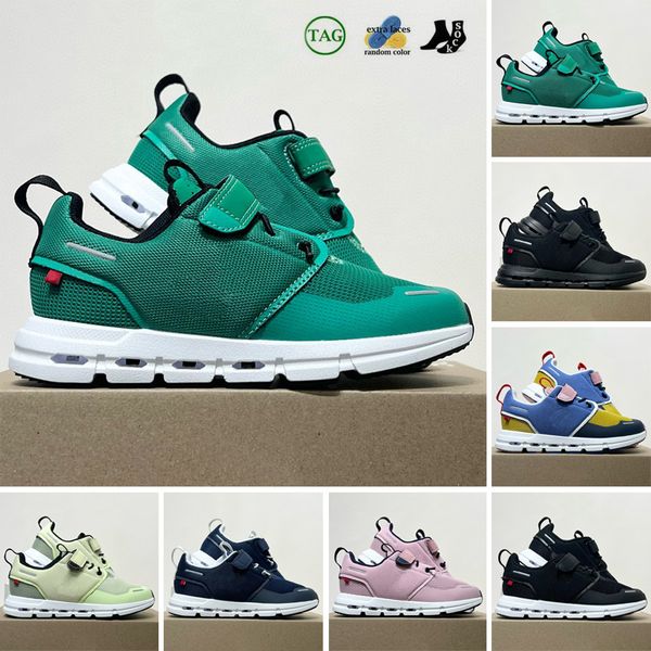 Toddler Sneakers running Kids Shoes youth boys girls Federer trainers Infants kid Designer Shoe Baby Sports Black pink Blue 22-35