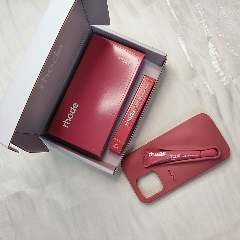 rhodes phone case For iPhone 16 Pro Max case 16 15 Plus 14 Pro 13 12 Luxurys Designer Fashion iphone case with Lip Gloss Lipstick Lip Balm with Gift