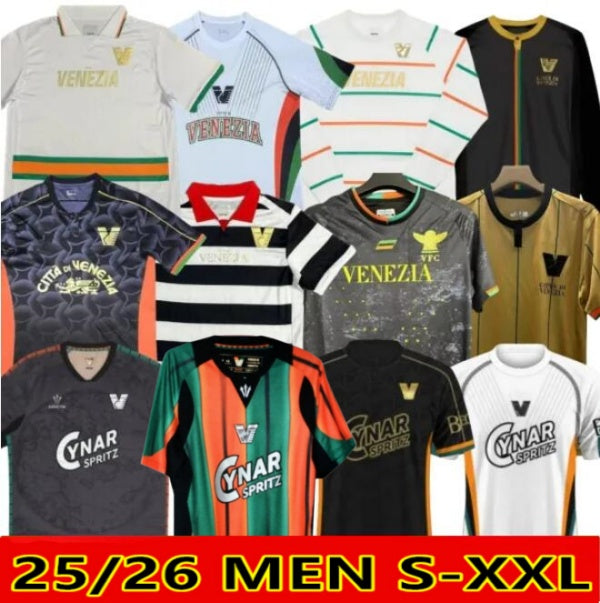2024 2025 2026 Venezia FC Soccer Jerseys 23 24 25 26 home Away Third 10# ARAMU 11# FORTE Venice 2023 2024 BUSIO 27# Football Shirts 3rd Adult Kit Un
