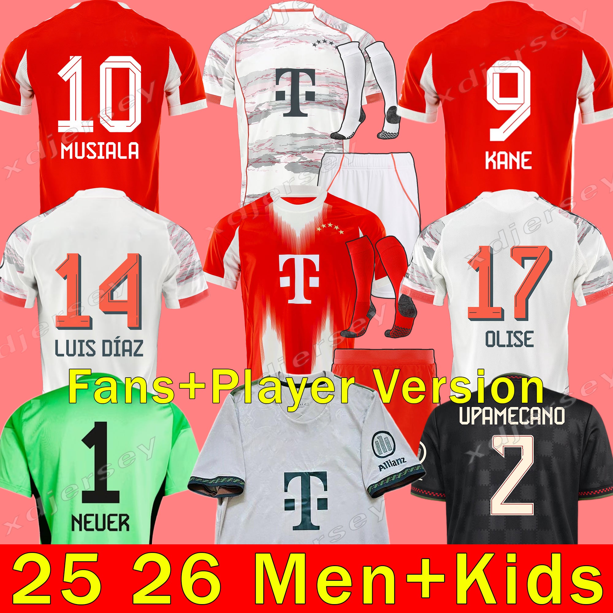 25 26 GORETZKA KANE soccer jerseys SANE KIMMICH MUSIALA DAVIES Oktoberfest Shirts 50th COMAN LAIMER TEL BAYERNS mUNIch GNABRY 2025 2026 Kit Kids Equ