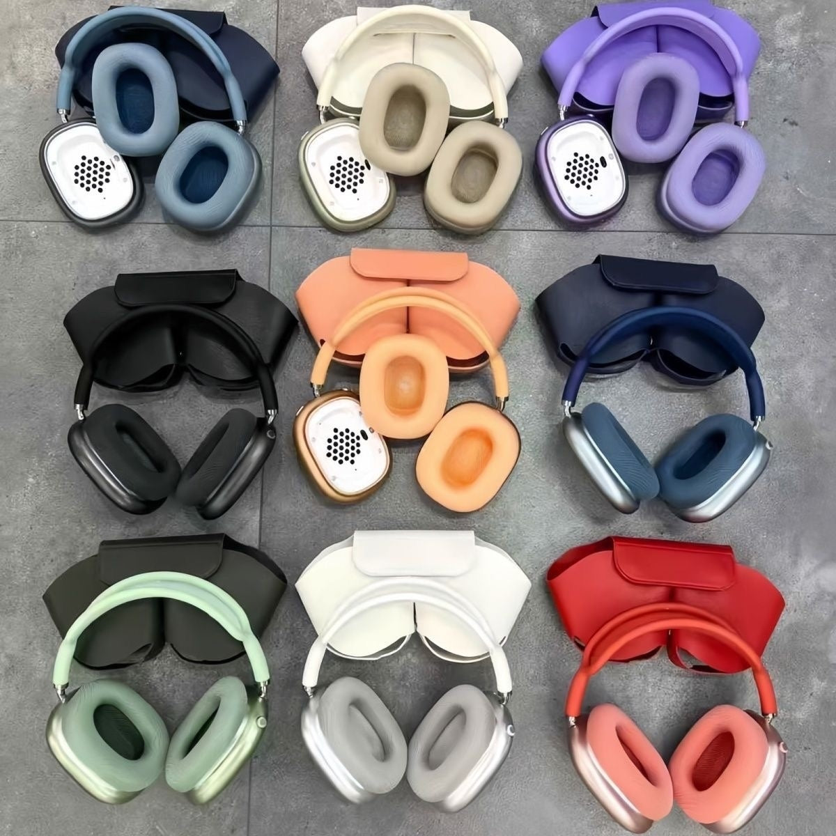 apple p9 pro Max airpo dspro max headphones Wireless Earphones Bluetooth Headphones Stereo HIFI Super Bass Noise Cancelling Headset Waterproo