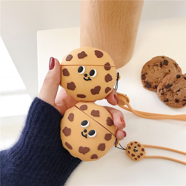 ddmygifts Japanese and Korean cartoon cookies, Pro protective cute silicone 3-2nd generation headphone case, suitable for use A