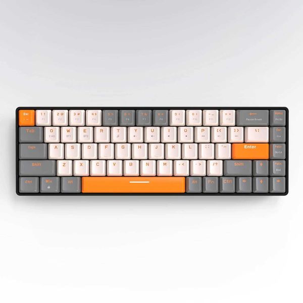 K68 Wireless Mechanical Keyboard 2.4G etooth Connectivity Hot Swap Red and e Switch USB Type-C Gaming Mobile DeviceXJ241225