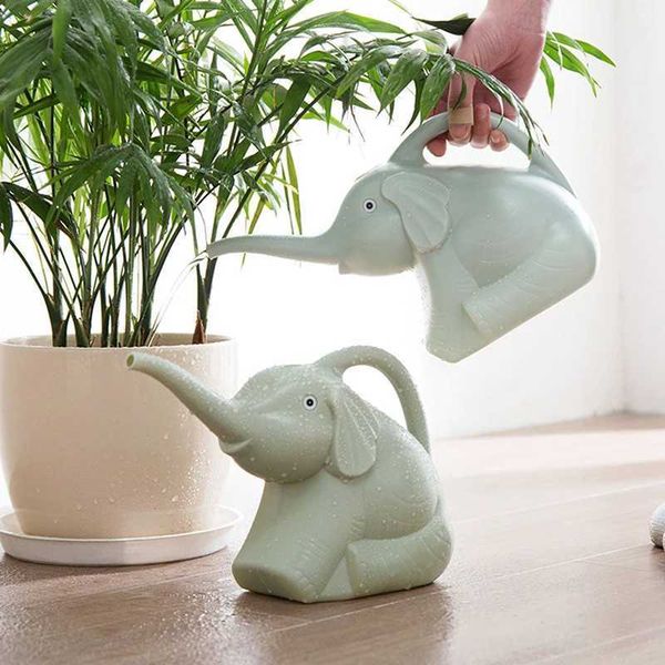 Planters Pots Elephant Shape Watering Can Pot Home Garden Flowers Plants Watering Tool Succulents Potted Gardening Water BottleC241019 S2412