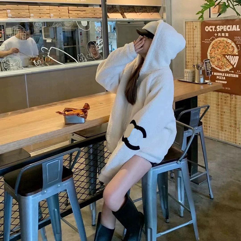 Designer Luxury Fashion Womens Clothes Lady coat Women Faux Shearling Outerwear Winter Fleece Jacket -12 Men Warm Thickened Lamb Puffer DED24081315