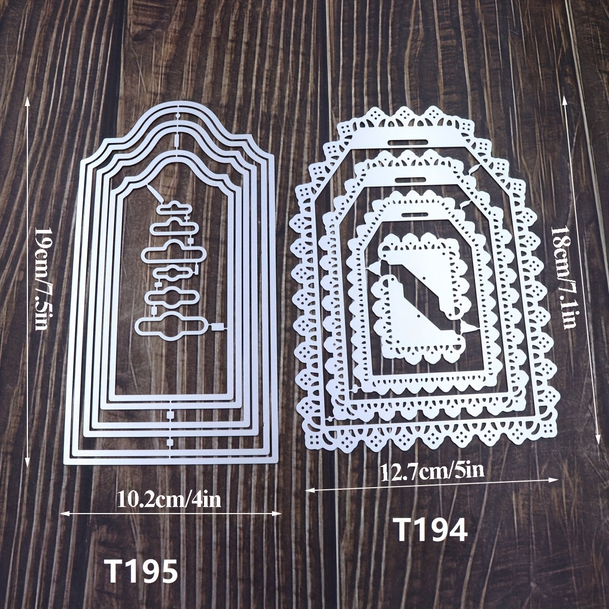 TEMU New Tags Metal Dies For Card Making, Diy Handmade Scrapbooking Crafts Stencil, Floral Dies Cutting For Photo Album Festivals