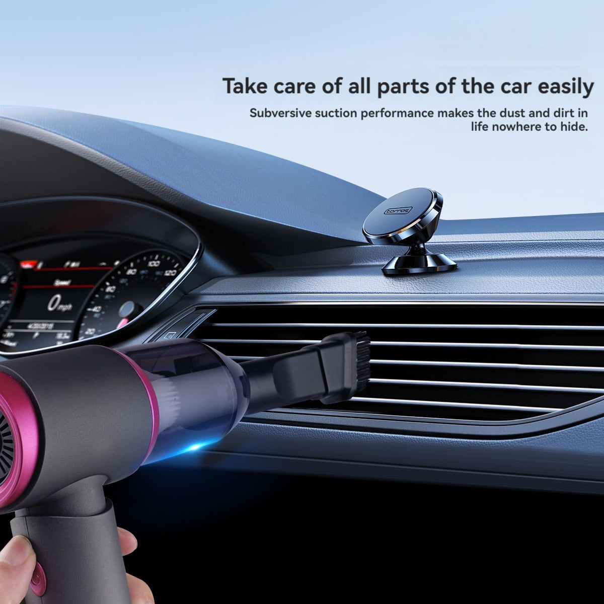 Compact Vehicle Vacuum Cleaner Lightweight and Effective Dust Remover