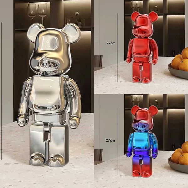 Novelty Items Action Toy Figures Action Toy Figures Violent Bear Series 28cm Office Desk Gift Home Decoration Living Room Bookshelf Bear Scu