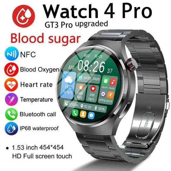 GT Series Smart Watch Men Watch 4 Pro AMOLED HD Sn etooth Call GPS NFC Heart rate waterproof SmartWatch 2024 NewXJ250108