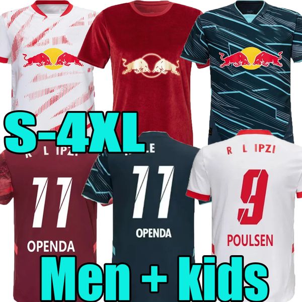 24 25 Leipzig jingle Soccer Jerseys OLMO POULSEN ORBAN BITSHI ELMAS HAIDARA SEIWALD BAUMGARTNER KLOSTERMANN Home Away 3rd Football Shirts