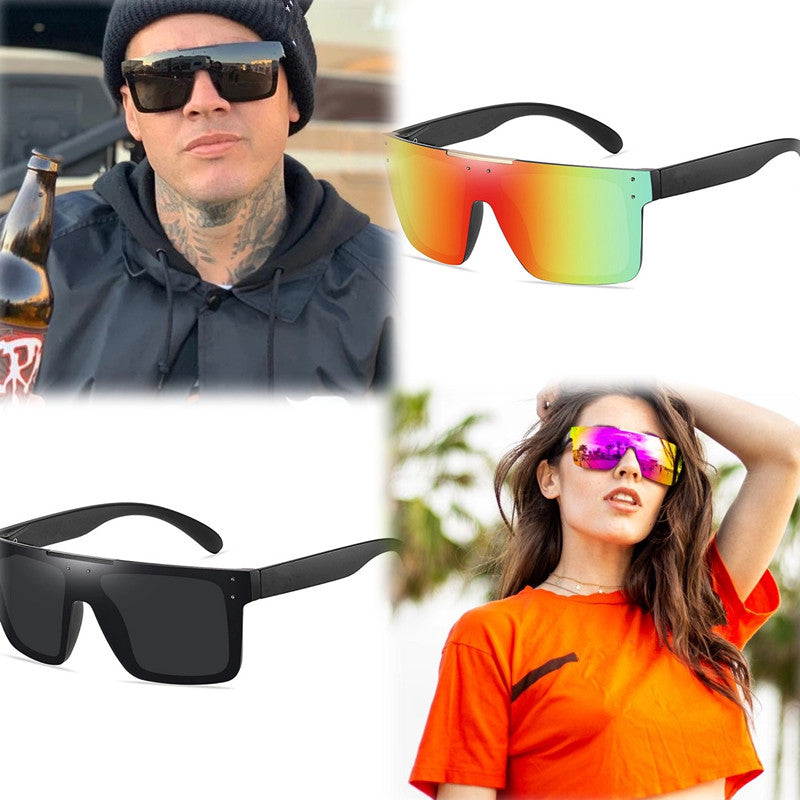 Luxury Brand Mirrored Sunglasses Polarized Lens HW03 Sunglasses Womens Mens Sports Goggle Uv400 Protection Square Conjoined Sun Glasses