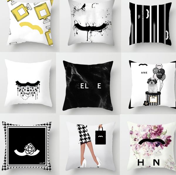 Case Home Decorative Pillow Peach Veet Single Side Pillowcase Sofa Car Cushion Cover Decor Gifts 45x45cm