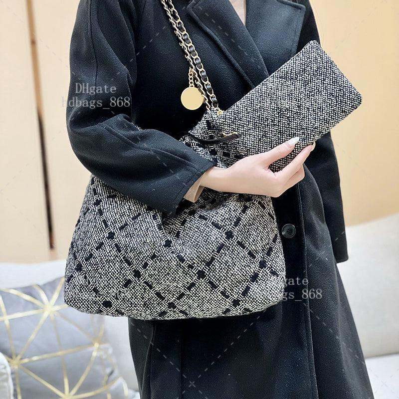 Designer Shopping Bag 22 Handbag 39CM Tote Woven bag Shoulder Bag Luxury Chain Bag Top Mirror Quality Crossbody bags With Box 24C24E