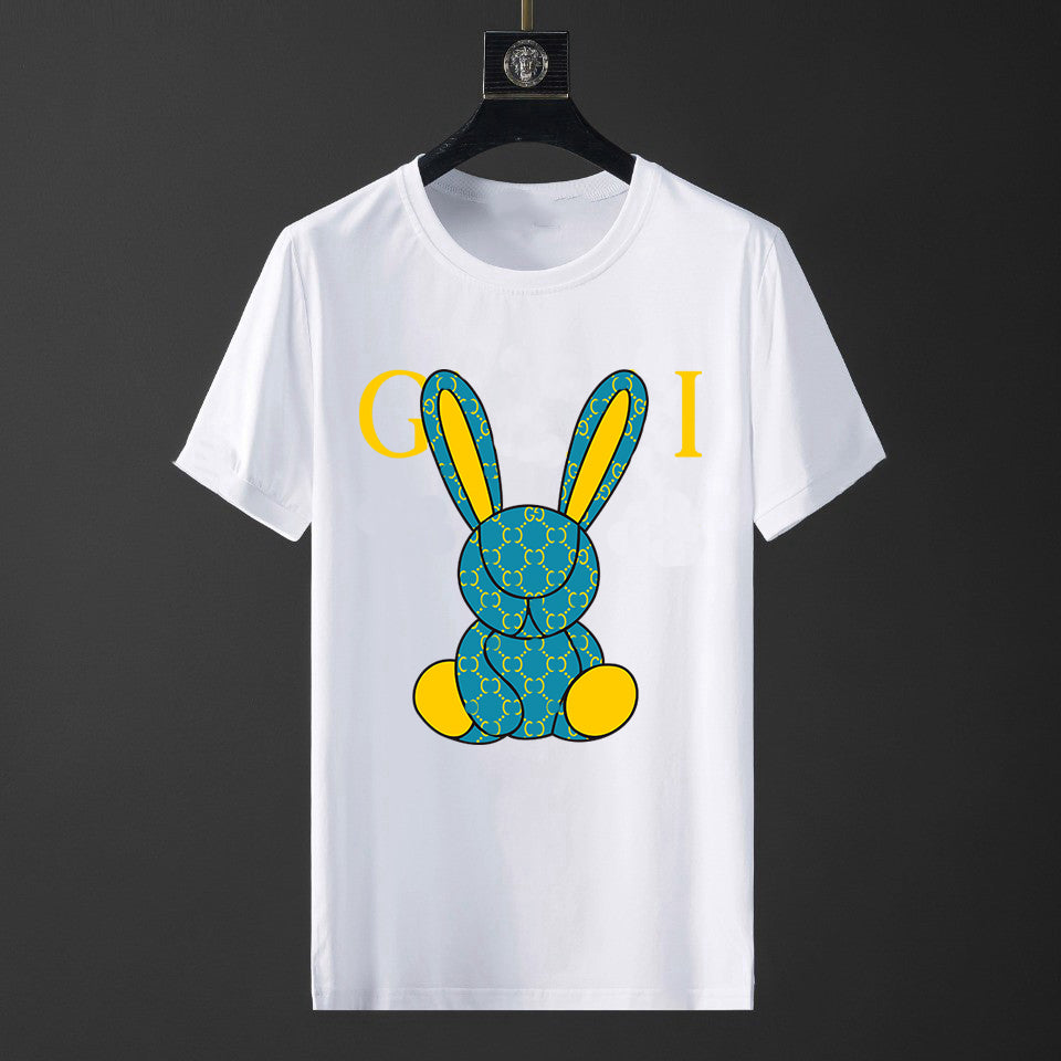 Men&#039;s Fashion T-shirt famous brand designer men&#039;s clothing cotton t-shirt short-sleeved men&#039;s casual hip-hop Street T-shirt