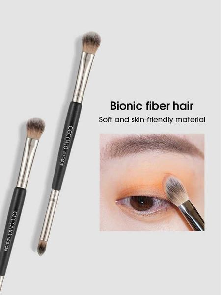 Double-headed painting eyeshadow brush novice makeup brush soft hair does not eat powder natural dizzy dye easy makeup Y240807