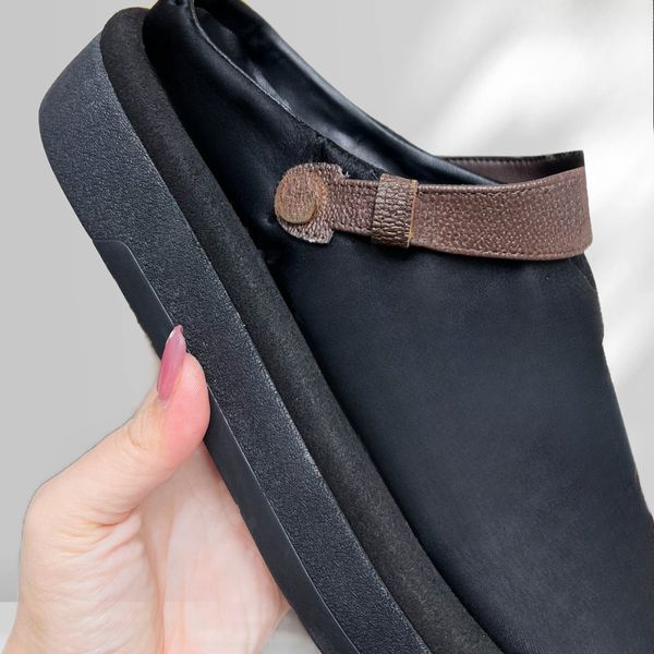 Purple and Black Classic Dress Sandal Women Women Diamond Sole Ankle Buckle Shoes Summer Slippers Flats