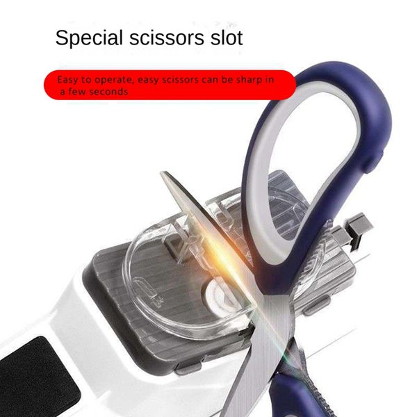 Electric Knife Sharpener Machine Kitchen Knives Scissor Sharpening Machine Grinder Efficient Safe Kitchen Utensils