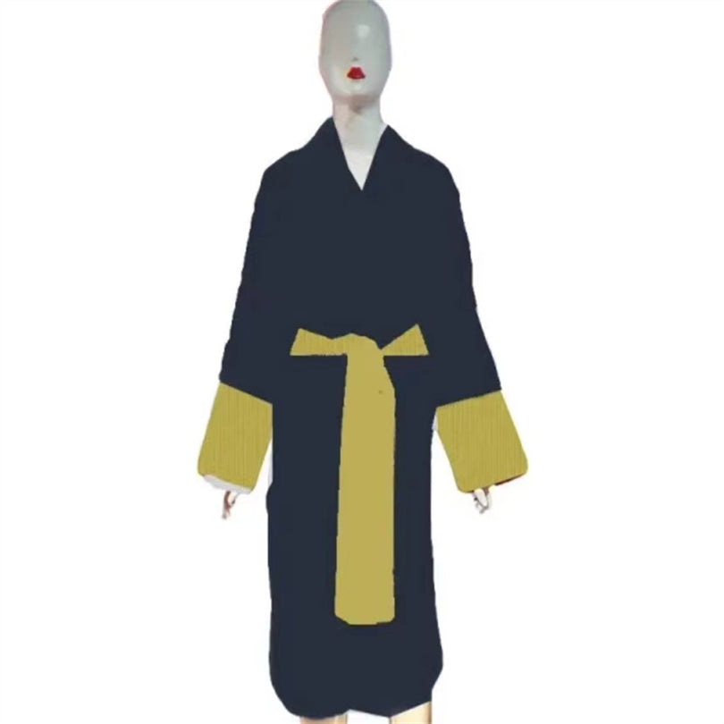 Jacquard Sleepwear Gown Vintage Robe with Waist Belt Womens Mens Winter Bath Robes Thick Dressing Gowns 8 color Mens Designer Luxury classic cotton