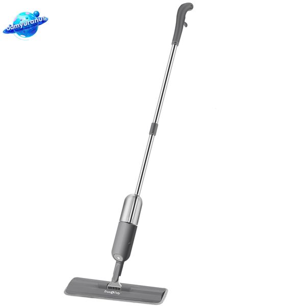 ddmyuranus New Eco-Friendly Multi-Surface Spray Broom, Refillable Water Bottle and Reusable Mop Pad, Cleans Home, Wood, Tile, Vinyl
