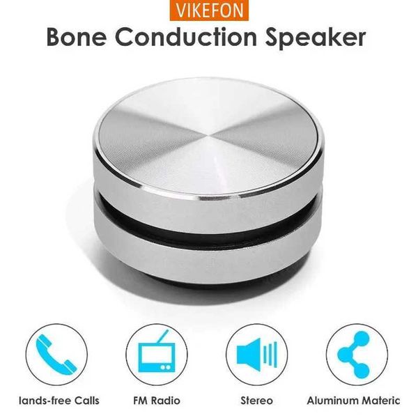 Loudspeaker box VIKEFON Hummingbird Speaker Wireless 5.0 Speaker Conduction Built-in Sound Stereo Portable Speaker Mini Bone Box Mic Z241028