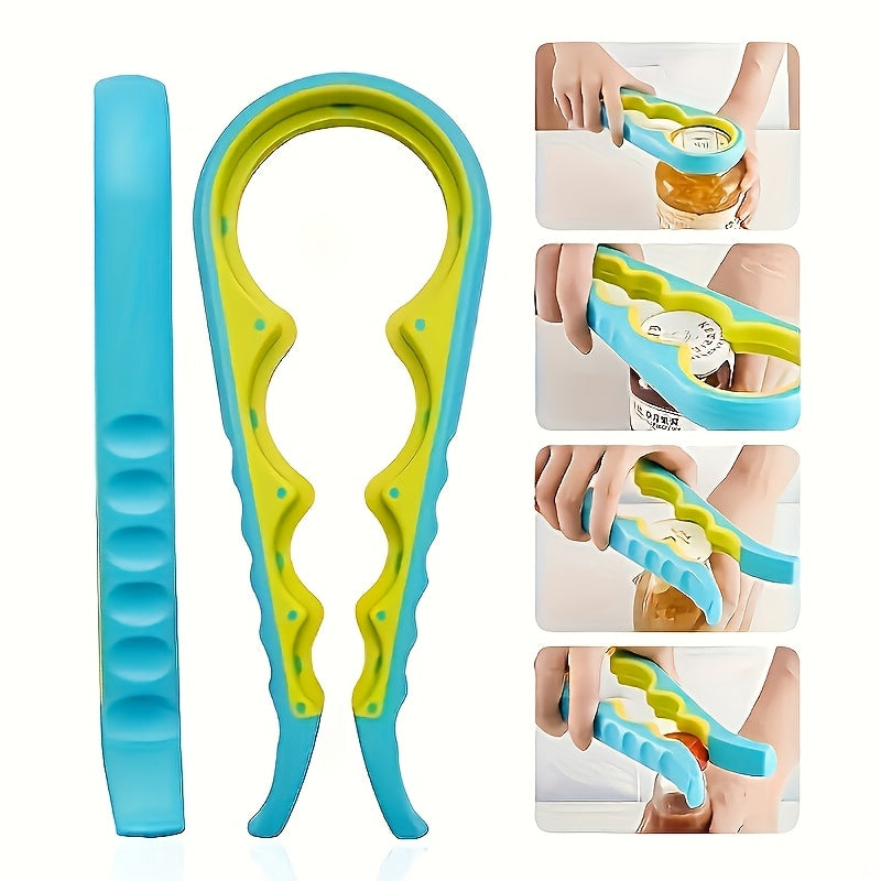TEMU Ergonomic Multifunctional Can Opener, Non-slip Grip, Easy To Hold For Elderly & Weak Hands, Arthritis Friendly, Kitchen Gadgets & Accessories