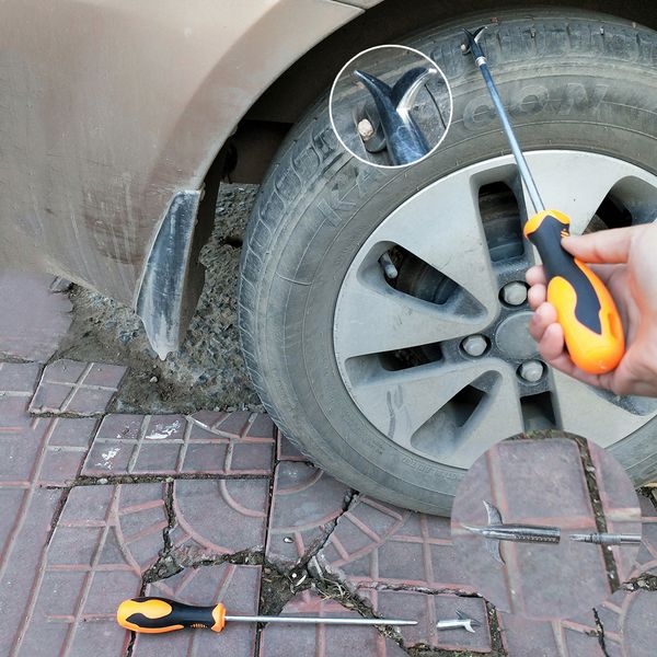 32cm Home Car Tire Cleaning Hook Multifunctional Stone-Cleaning Tool Car Repair Tools