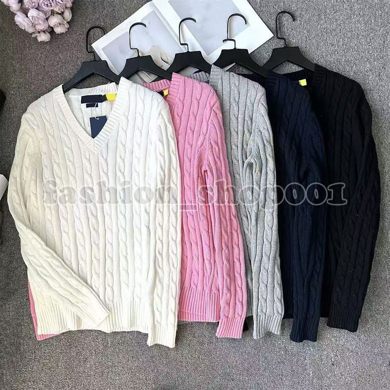 designer sweater polo hoodie luxury clothing women wool sweater round neck colorful pullover overcoat Embroidered knitted cardigan sweater a5sl