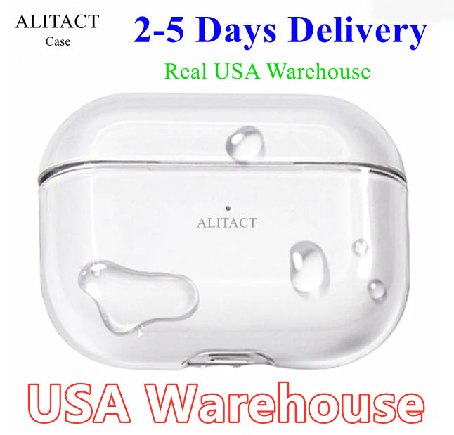 USA Stock For Airpods pro 2 3 4 air pod max earphones Accessories airpods 4 Silicone Cute Protective Headphone Cover airpod pro 2nd ALITACT TPU Shoc