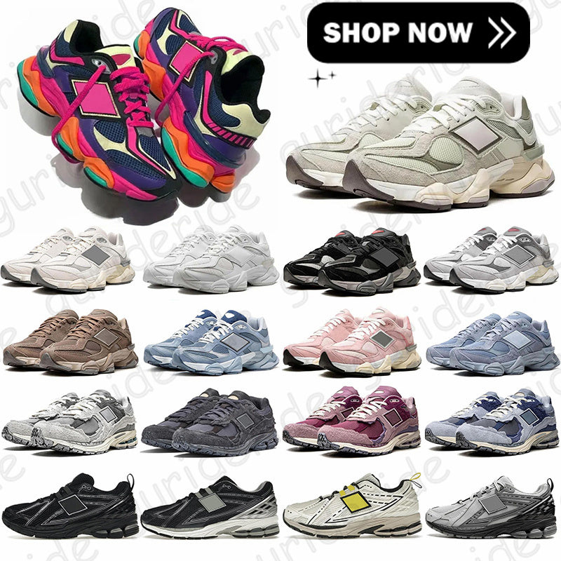 designer trainers new free shipping 9060 men women running shoes black suede olivine sea salt concrete white quartz grey outdoor sports sneakers cla