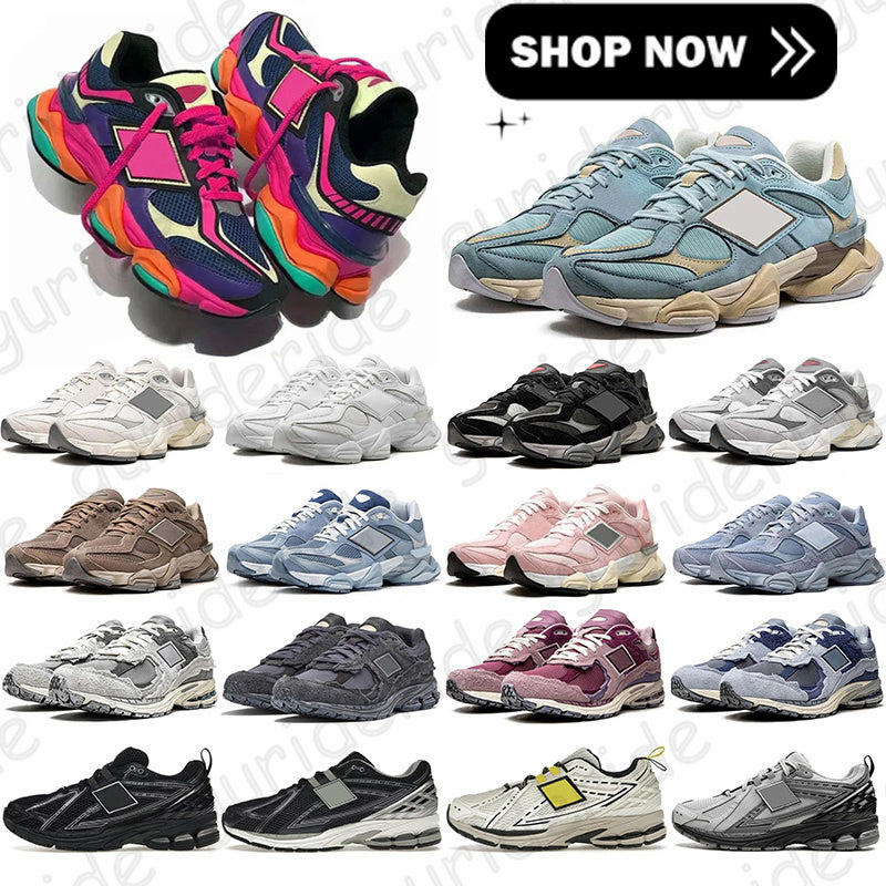 designer trainers new free shipping 9060 men women running shoes black suede olivine sea salt concrete white quartz grey outdoor sports sneakers pop