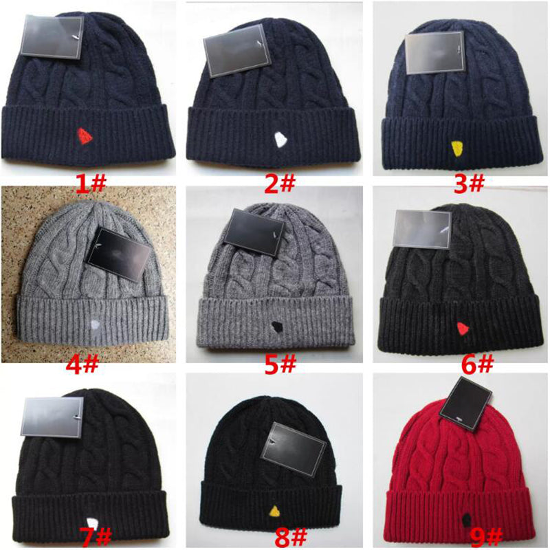 Fashion Men Designers Beanie Hats Woollen Knitting Hat Women Brand Warm Winter Beanies Designer Knitted cap 9 Colors
