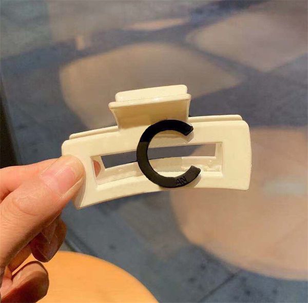 Hair Clips Barrettes Hair Clips Barrettes Luxury Fashion Womens Designer Hair Clips Claws Big Square Crabs Clip Leopard Grain Plugs For Wome