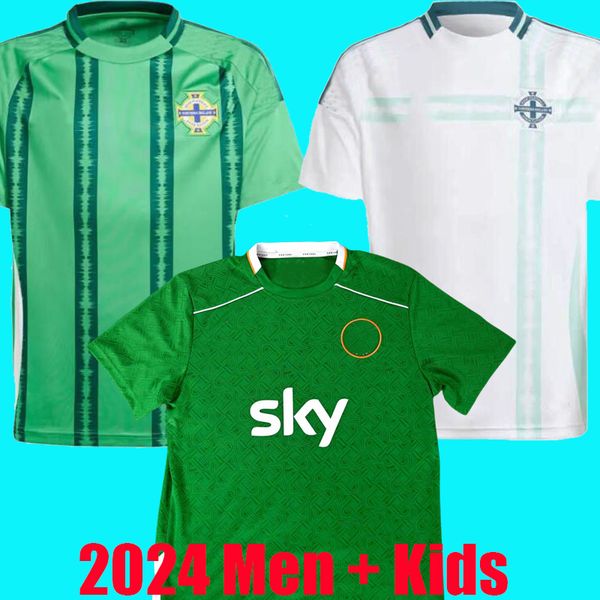 2024 northern Ireland soccer jerseys men set kids kit uniform 24 25 football shirts Ireland Home away jersey
