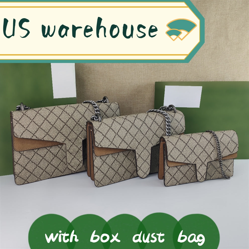 Designer Handbag Shoulder Chain Bag Clutch Flap Totes Bags Wallet Check Velour Thread Purse Double Letters Solid Hasp Waist Square Stripes Women Han