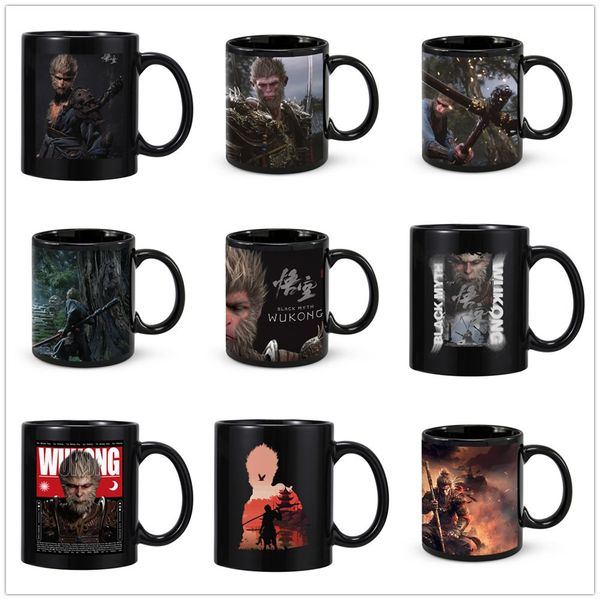 Monkey Mugs With Box Christmas Gift Ceramic Coffee Mug Game Drinkware For Friend Gifts Halloween Gift Office cups