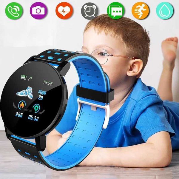 Childrens Sports Smart Watch Led Digital Clock Waterproof Smartwatch Kids Fitness Tracker Watch Boy And Girl 6-18 Years OldXJ250108