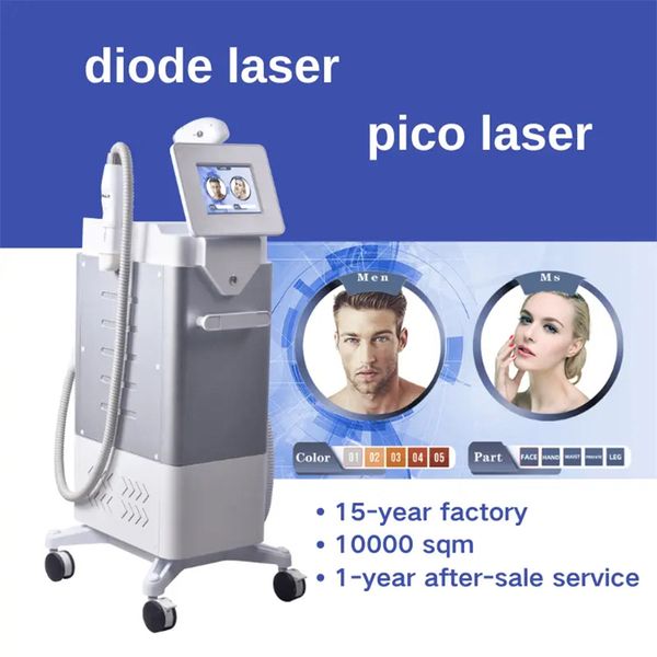 New Best Seller Picosecond Tattoo Removal 808 Diode Laser 755 808 1064nm Diode Laser Hair Removal Skin Rejuvenation Acne Treatment Machine