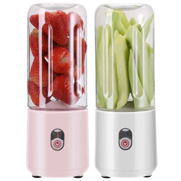 Juicers 500ml Portable Blender USB Powered Mini Juice Blender Cup 120W Fruit Shakes Juicer Mixer Automatic Small Electric Juicer J241114