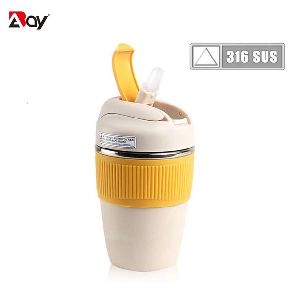 Cup Thermal Mug with Straw Isotherm Flask Tumbler Thermo for Water Bottle Stainles Steel Coffee Beer Cooler Waterproof Drinkware