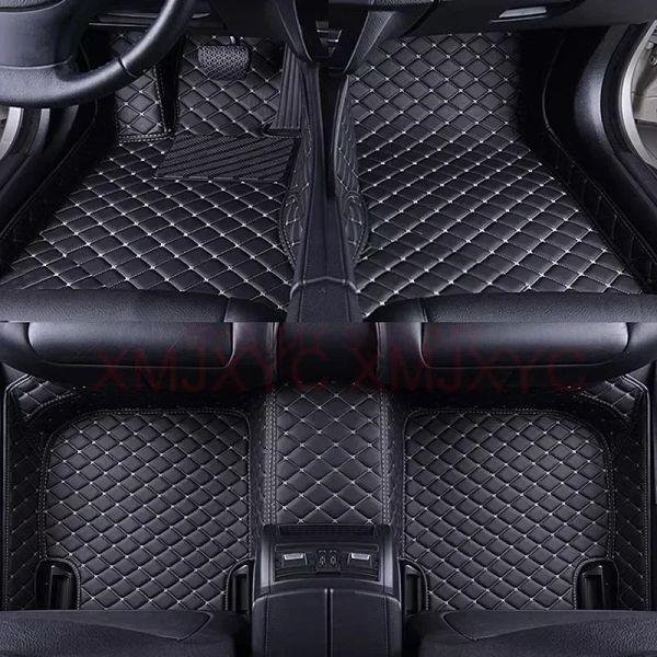 Custom 3D Car Floor Mats for Peugeot 2008 2014-2019 3008 4008 2017-2023 Interior Accessories Artificial Leather