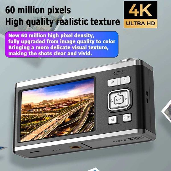 4K optical zoom CCD digital camera 64 megapixel dual IPS high-definition screen beauty photography camera K23 M240831