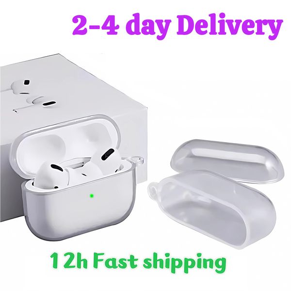 For USA Stock air USB C pods pro volume control 2 3 4 2nd generation Headphone pods Accessories Solid Silicone Cute Protective Earphone Cove