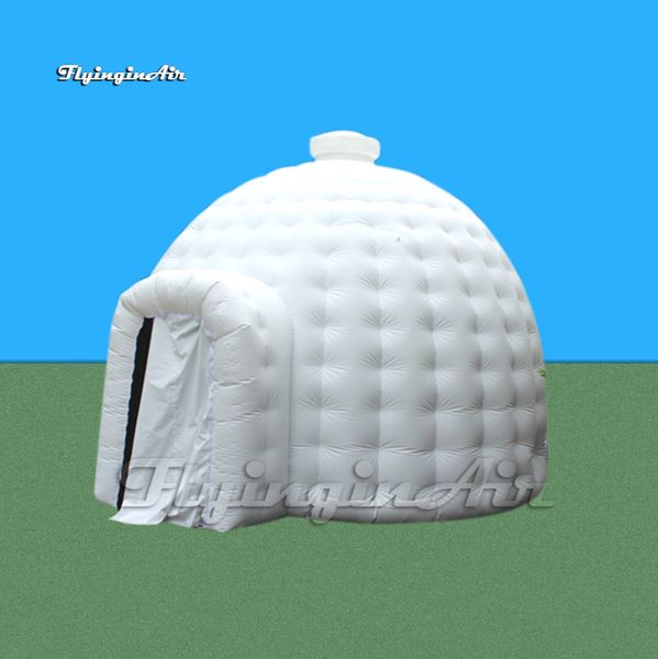 Party Marquee Tents White Inflatable Dome Tent 5m-6m-8m PVC Waterproof Blow Up Igloo For Outdoor Events