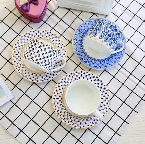 200ML fine bone Chinese coffee cup and sauce Russian designed espresso cup reusable porcelain cup tea ceremony snack coffee Y240102