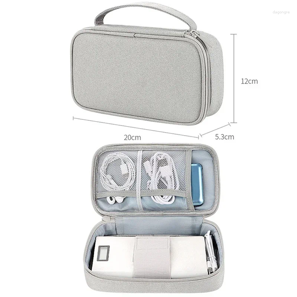 Duffel Bags 2024 Travel Cable Organizer Bag Pouch Electronic Accessories Gadget Carry Case Portable Waterproof Storage For Cord