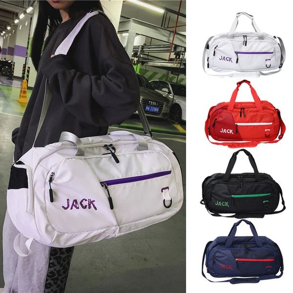 Fashion fitness bag womens travel luggage shoes pockets luggage bags weekend yoga mens shoulder cross sports outdoor bag 240906