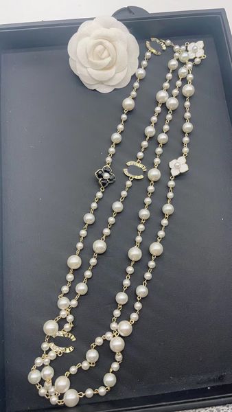 Designer necklace Pearl Necklaces Designer Jewelry Brand Necklaces Choker Fashion Women Wedding Jewelry Love Gifts 20 Style