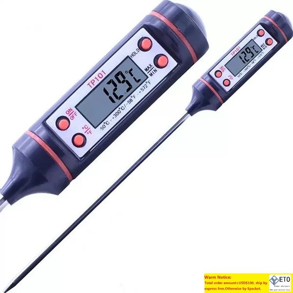 200pcs Food Grade Digital Cooking Food Probe Meat Kitchen BBQ Selectable Sensor Thermometer Portable Digital Cooking Thermometer